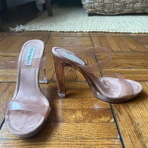 Steve Madden Acrylic Suede Heel